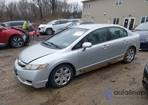 2010 Honda Civic Lx z USA, uszkodzony, nr VIN 2HGFA1F5XAH310056